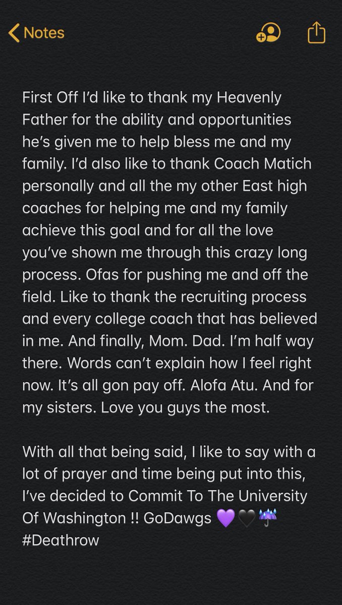 voitunuufi's tweet photo. I’ve Commited To The University Of Washington! Go Dawgs! 🖤☔️ @CoachBMatich @MalloeMalloe @CoachLakeUDUB https://t.co/zE8Qo3bASB