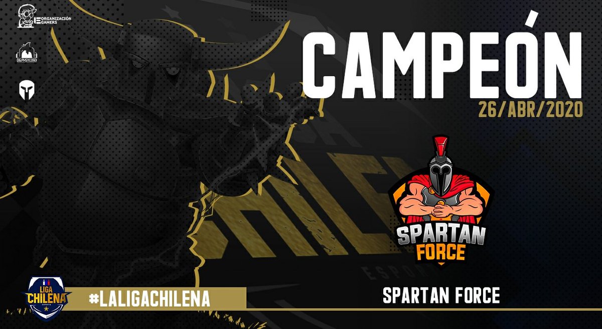 #CR | ¡Liga Chilena! 

¡TENEMOS CAMPEÓN!🏆

Después de un intenso partido, se definió el ganador y se alza como campeón de nuestra #LigaChilena: <a href="/SpartanForceCR/">Spartan Force ©️ (En 🏠)</a> ⚔️

¡Felicidades! Gran trabajo demostrado en la arena.
 
#NothingStopUsEGS🤖