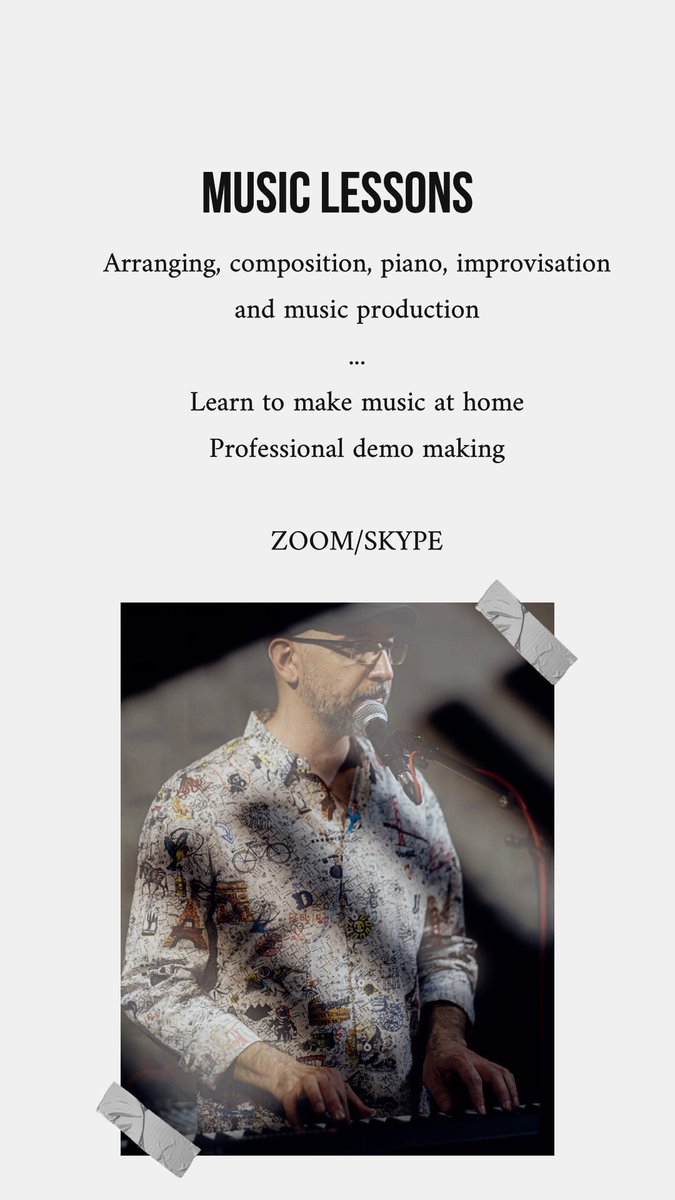 Haz música en casa ... make music at home! ... Quieres aprender a hacer demos en casa, a grabar y producir? ... Wanna learn to make awesome demos? #midi #QuarantineLife #StayAtHome #musiclessons #musicproduction