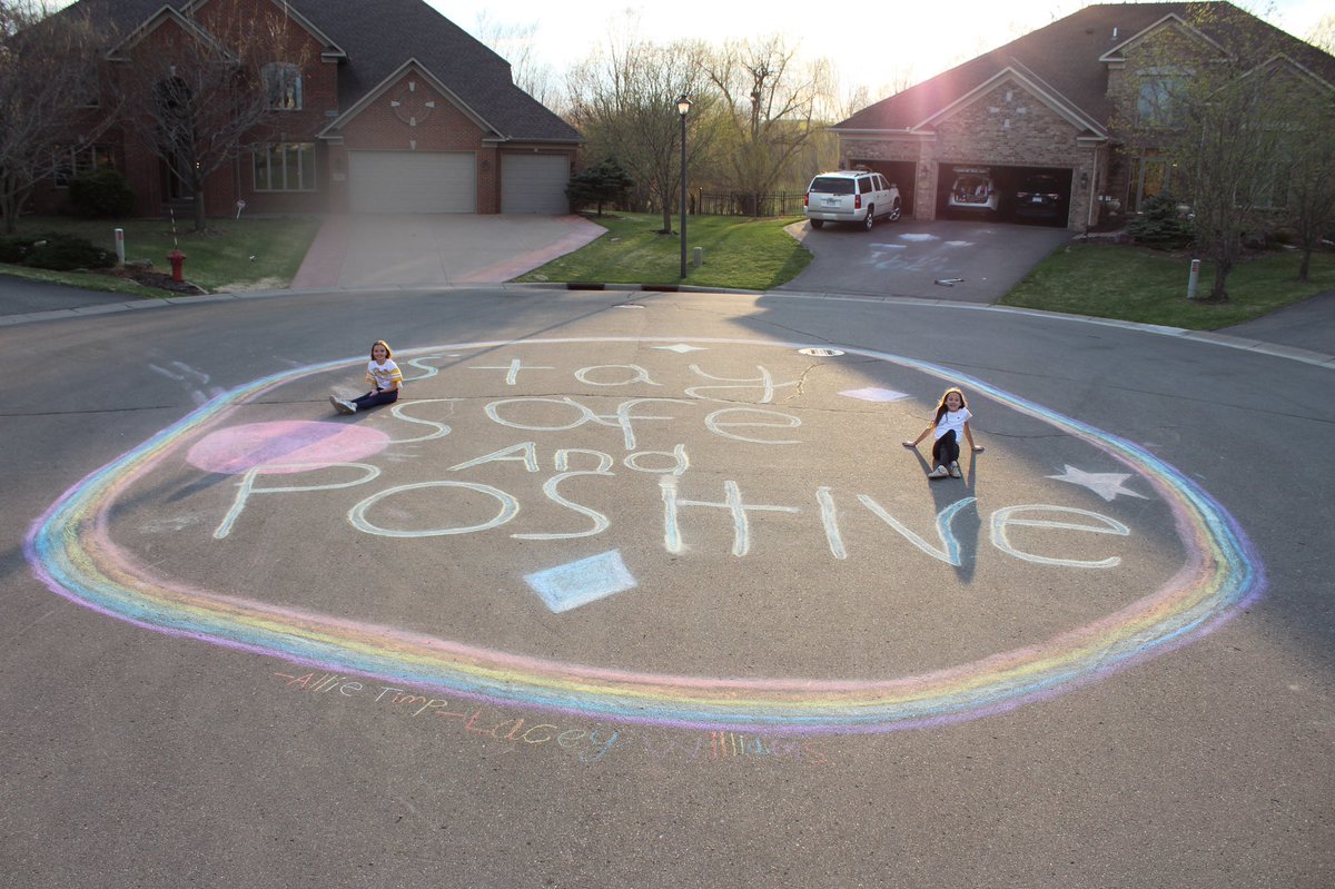 mattw275's tweet photo. So proud of my daughter Lacey and her friend Allie!  They worked on this art project for theee days and it turned out perfect!  Be Safe and Positive!!  So true!  @STMASUPT  STMA Knight Pride!! https://t.co/Tt9hKIRjBB