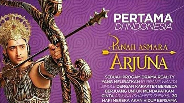 *~Panah Asmara Arjuna~* (2014) Reality Show...His Indonesia Journey Started..with this Show..It is So Popular & Top Rated Show in Indo..& It is Trended Very Frequently in World Trends IMDb Rating: 8.4  #11YearsOfShaheerSheikh  #ShaheerSheikh