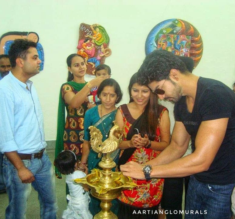 #throwback <a href="/gurruchoudhary/">GURMEET CHOUDHARY</a> as guest  of honor in #amritsar during #GeetHuiSabseParayi days 
#MaanSinghKhurana