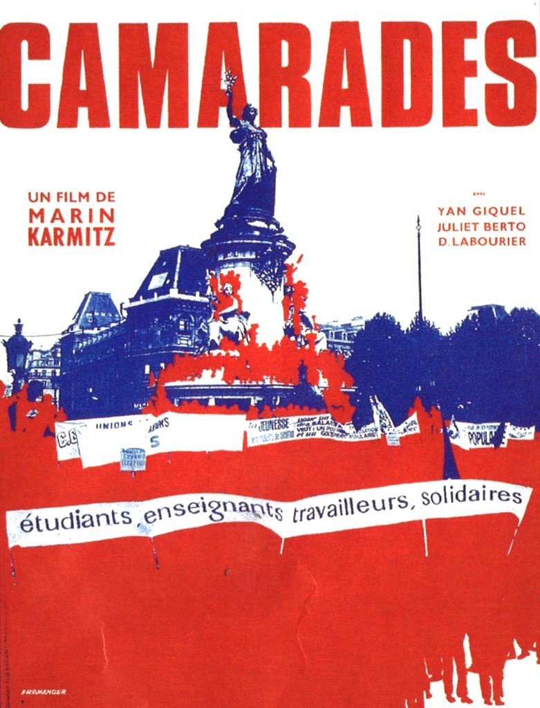 Ensuite j'ai vu Camarades, film narrant la recherche désespérée de travail par un jeune homme .Le film dresse le portrait d'une jeunesse perdue et oppressée.L'ouvrier trouvera un travail mais sera confronté à la dureté du travail et de sa mutation provoquée par la société