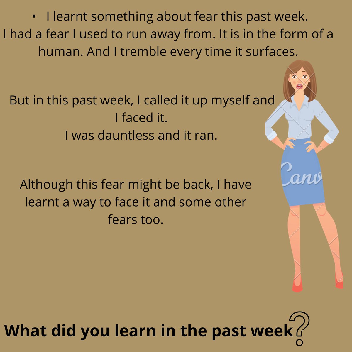 Amaaranthine's tweet photo. What Did You Learn in the Past Week?
I learnt so much in the past week. Do well to read what I learnt below.
Thank youπ
#storritella
#writingprompt
#365DaysofWritingin2020
#sundayvibes
#Read
#Reading
#retweet π https://t.co/4mqaiobS1K https://t.co/1Xu8bORhCx