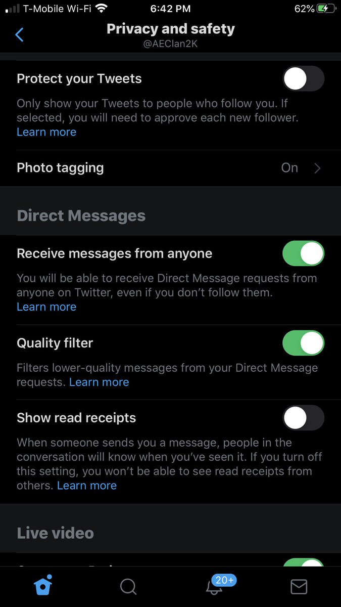 AEClan2K's tweet photo. Please change in your settings to allow DM’s from anyone. I’m currently on my personal account trying to add people to the chat! https://t.co/0zyDp5Pe1z
