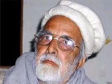 Ajmal Khattak was a Pashtun politician, writer, poet, Khudai Khidmatgar, former President of Awami National Party and close friend of the late Khan Wali Khan