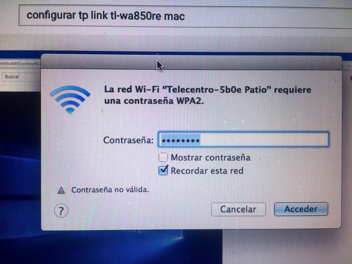 NicoRaffetta's tweet photo. Buenas! Alguien que sepa de repetidoras wifi o de modems? Mi Mac no acepta la clave de la red extendida de Wifi mientras q el resto de los dispositivos si lo hace. Acepto ayudas, gracias https://t.co/TeYzpv6A8T