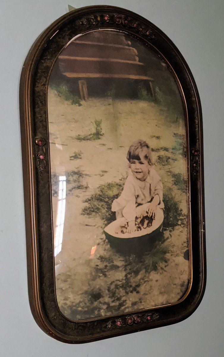 I passed a lot of time gazing at this picture of Herman in Big Mama's living room. my grandfather (Hubert - "Hoss") didn't have a sentimental bone in his body – he didn't want anything when his mother died – but he knew I wanted this photo. it still makes me crave watermelon.