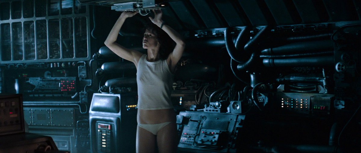 The outfit that Bulma wears (or, rather, doesn't wear?) on the spaceship en route to Namek is probably a reference to Ellen Ripley's outfit near the end of the first Alien film.