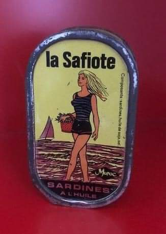 Boite de Sardines Madeo Henaff 1950