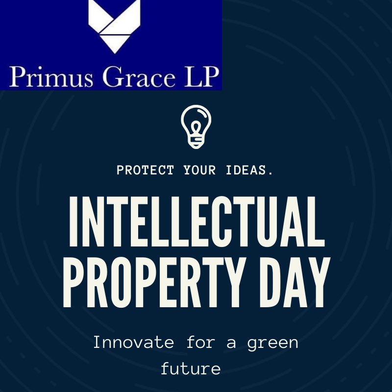 iamjames_long's tweet photo. #PrimusGraceLP #IP #WorldIntellectualpropertyday #Innovate #IPDay2020 #WIPO #lockdownhustle https://t.co/qYZjsHbH51