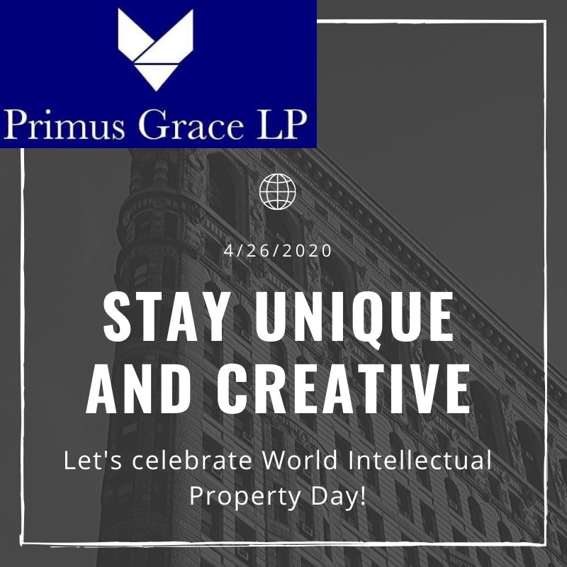 iamjames_long's tweet photo. #PrimusGraceLP #IP #WorldIntellectualpropertyday #Innovate #IPDay2020 #WIPO #lockdownhustle https://t.co/qYZjsHbH51