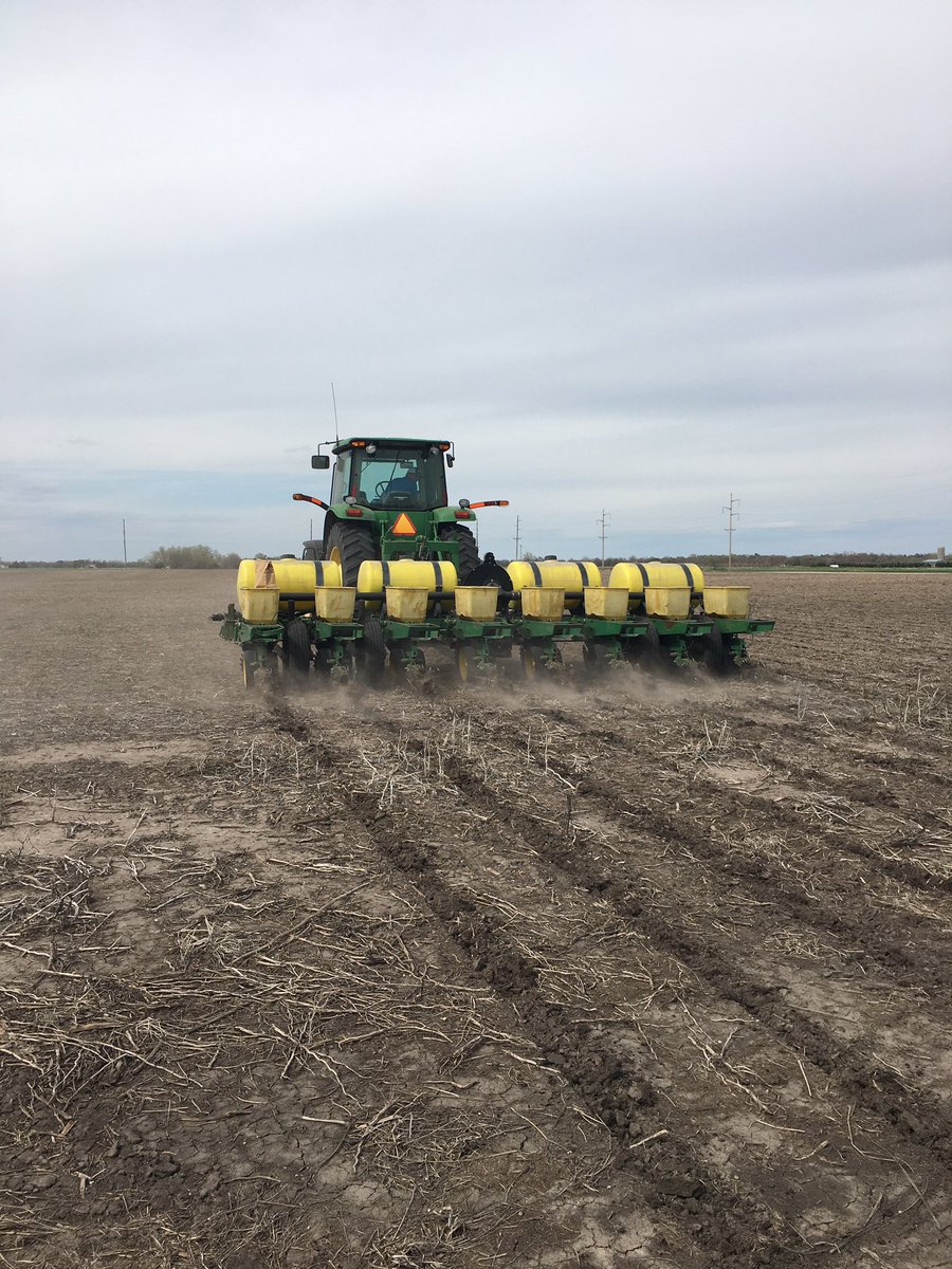 GBCoopSeed's tweet photo. One  of the states most comprehensive corn seed treatment tests being planted today from the Great Bend coop @GBCoopSeed. Look for updates throughout the year and great results to come. @gbcoopagronomy @MycogenSeeds @Asgrow_DEKALB @WinFieldUnited #Phillipsseed  @GreatBendCoop https://t.co/GzdUrc3dAL