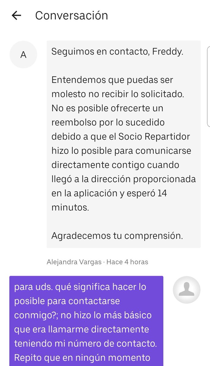 freddy_millos's tweet photo. @UberEats_Col necesito una respuesta sensata a este caso, no recibí el pedido y me están cobrando el 100% del pedido @Uber_Support @Uber_Col https://t.co/HgVK1pkOZW