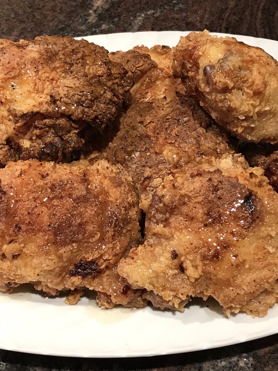 Missing @RubyWatchco, so made Fried Chicken from “At Home” with @CHEF_LYNN.  Wow, minds blown - can’t wait until you open again!  @julieunraw