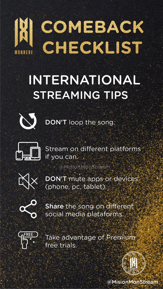 Hello MonbebeWe've noticed that many people are lost with the comeback, especially if they recently joined the fandom. For the rest we hope to help them to remember. Check out these checklists  and get ready for sleep less  #FANTASIA_X @OfficialMonstaX  @official__wonho