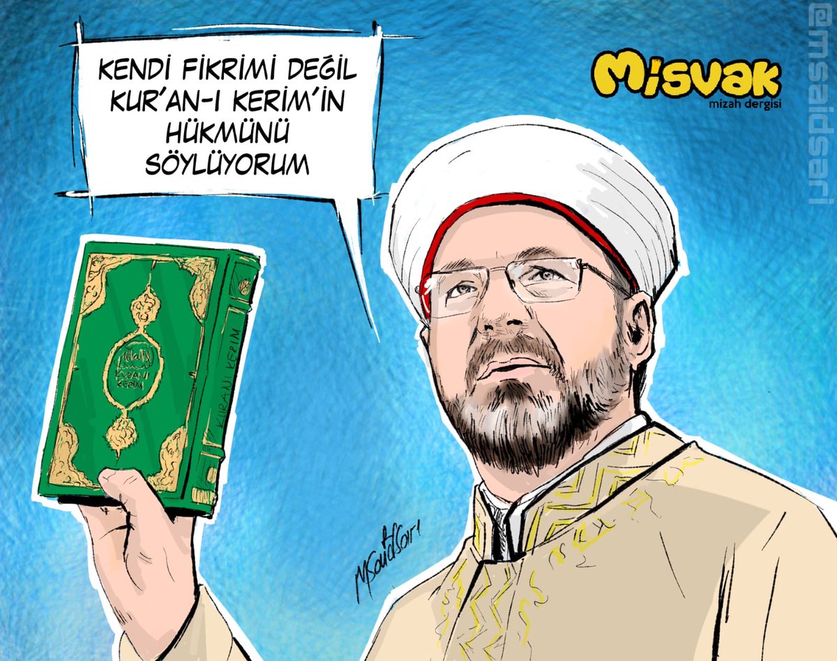 Diyanet İşleri Başkanı Kuran ın İslamın yani Allah ın Hükümlerini değil de neyi söyleyecekti ? 
Din adamı Din Emirlerini söyleyecek tabii ki ...
#AliErbasyanlızdeğildir