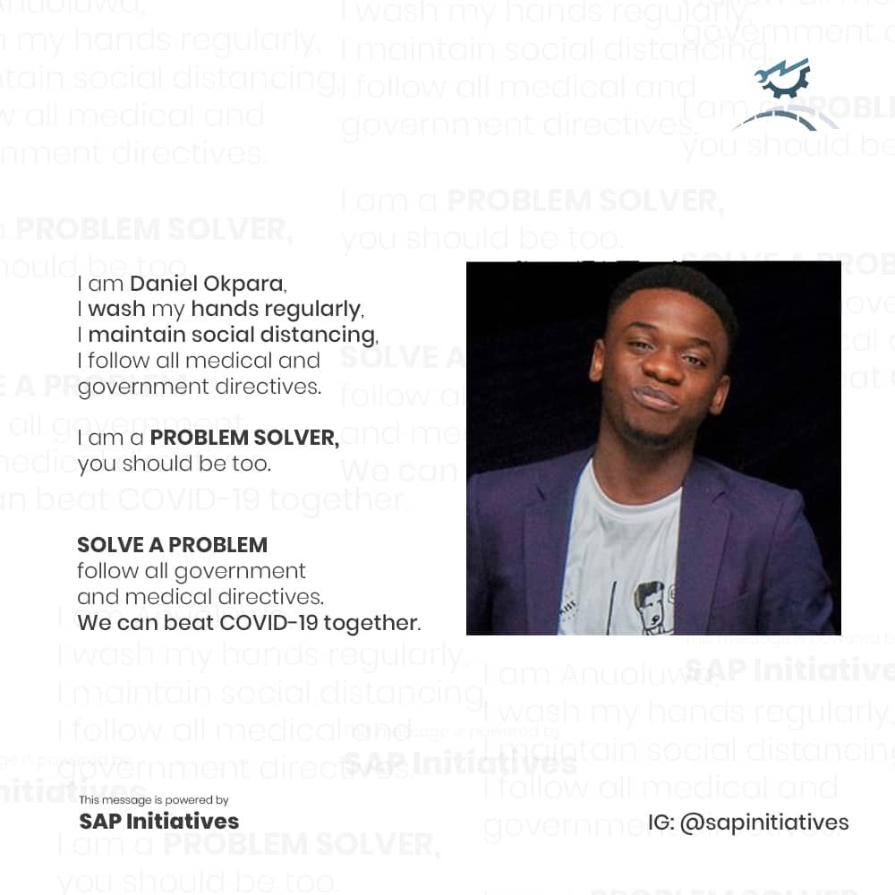 sapinitiatives's tweet image. It&apos;s takes nothing but doing the needful to be a PROBLEM SOLVER. #solveaproblem #COVID19