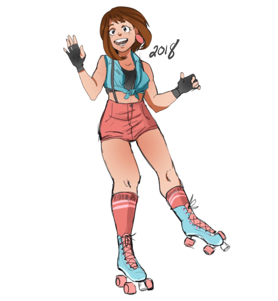 Kimikococochi's tweet photo. So 2 years passed *cough* I don’t think I was okay in 2018 lololol.
#redrawthisagain #Uraraka #MyHeroAcademia https://t.co/ywZpozhHRb