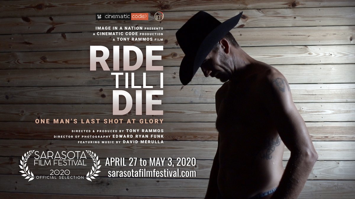 CinematicCode's tweet image. RIDE TILL I DIE will make its online World Premiere at the Sarasota Film Festival on April 27 On Demand for $3.99.
An Audience Award competition will be determined by a vote of online viewers. Tickets can be purchased at sarasotafilmfestival.com until May 3.
@MySFF #Documentary