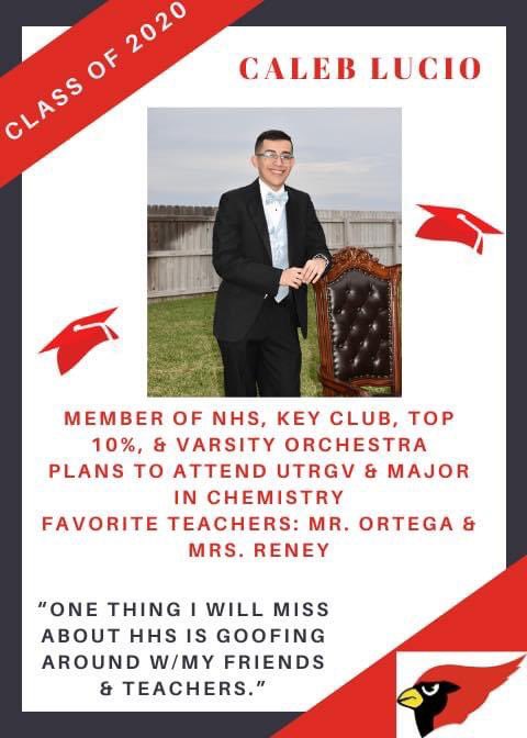 Key_Club_HHS's tweet photo. Our Key Club Treasurer Caleb Lucio  #CO2020 @HHSsmores20 #SeniorHighLights #ProudSponsor https://t.co/idadw4Dy0e