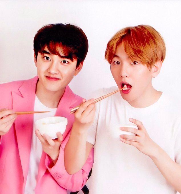 BaekSoo being friendship goals[★彡 α вєαυтιfυℓ тняєα∂ 彡★] @weareoneEXO  @B_hundred_Hyun  @layzhang  #EXO