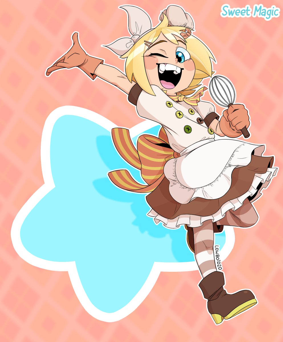 I love me some Vocaloid and thought it'd be fun to do a series of drawings  based on my favourite songs and outfits! Next one hopefully soonish! Sweet  Magic - Junky (feat, image size:993x1200