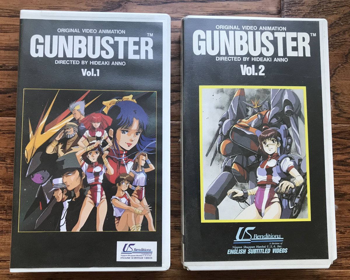 Robert Napton of US Renditions recounted how Hideaki Anno was "stunned" when Robert handed him the Gunbuster tapes in the dealers' room at AnimeCon '91. Until that moment, Anno had no idea Gunbuster was officially available in the United States.  #gainax