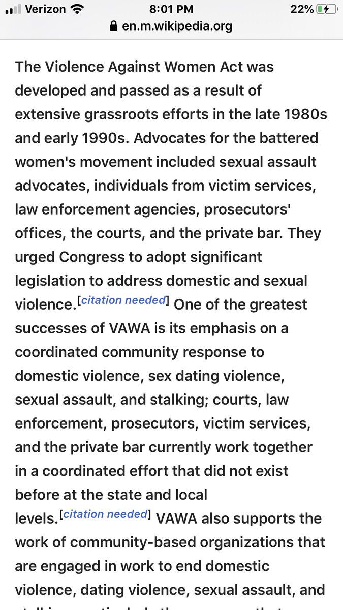 Joe Biden wrote the violence against women act. VAWA. And got it passed.Rapists and assaulters and enablers in the  @gop don’t like that legislation and Refuse to fund it year after year if they are in power. *Rt digs up a woman they couldn’t find while the black man was in*