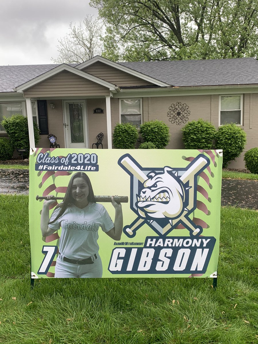 Fairdale HS Softball Class of 2020 <a href="/HarmGibson22/">Harmony Gibson</a> #Fairdale4Life
