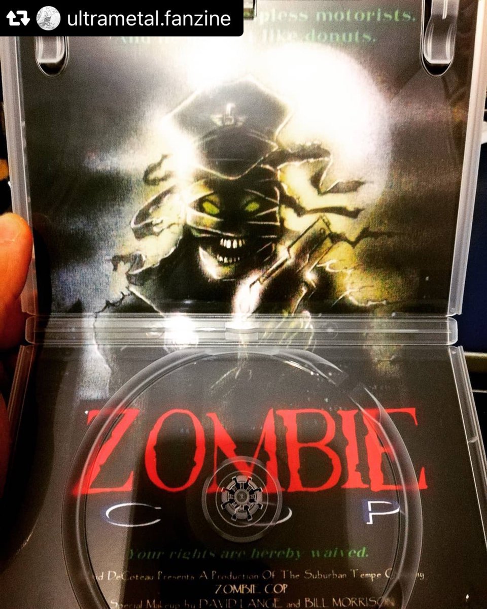 TempeVideo's tweet photo. ULTRA-Metal Fanzine on Instagram: “#watching #zombiecop (#homemovies #freakvideo 2019) #jrbookwalter #bmovies #zombiemovie #zombiemovies #horrorfilm #horrorcollector #horrorcollection #horrormovies #horrormovie #trashmovie #ultrametalfanzine” https://t.co/z8heuHRl15 https://t.co/EAzqdN5GDX
