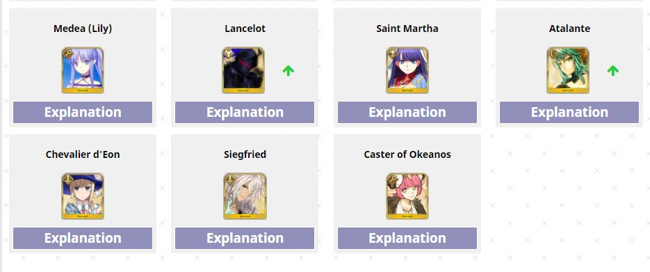 Some cool servants here