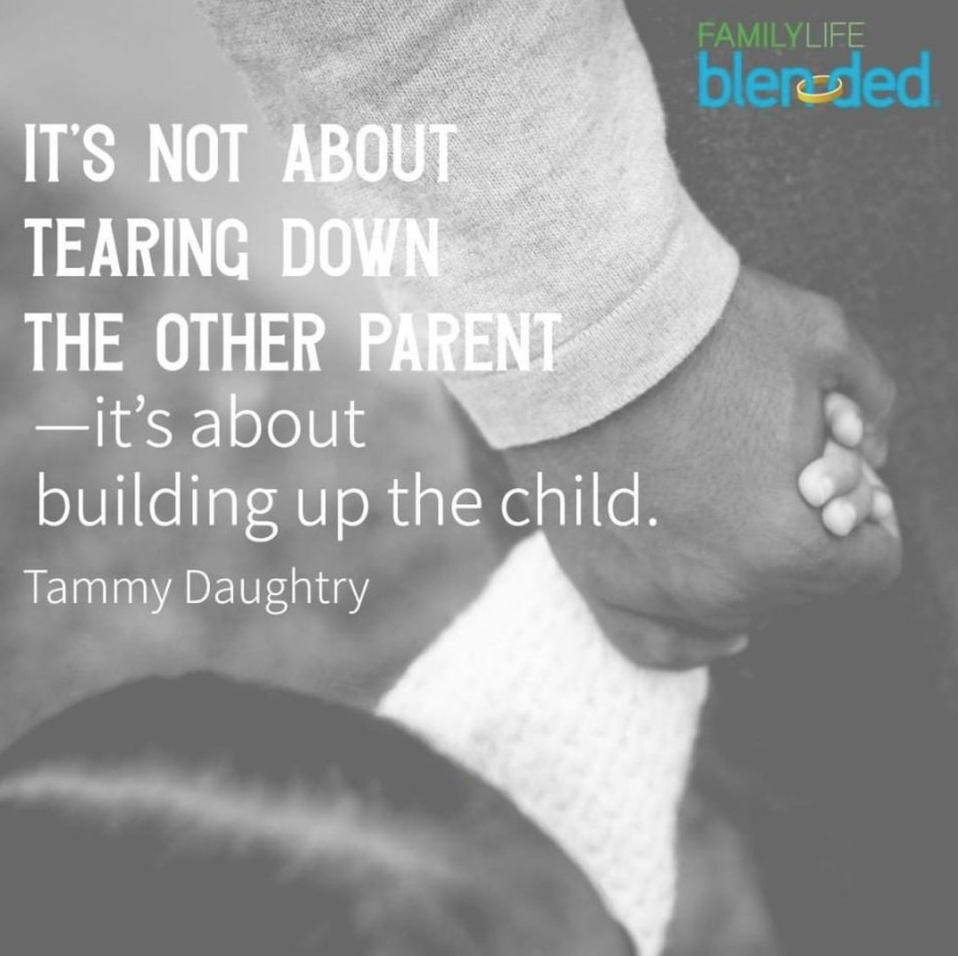 RonLDeal's tweet photo. It’s not about tearing down the other parent—it’s about building up the child. - Tammy Daughtry #coparenting #twohomesoneheart https://t.co/FfV90o4s0O