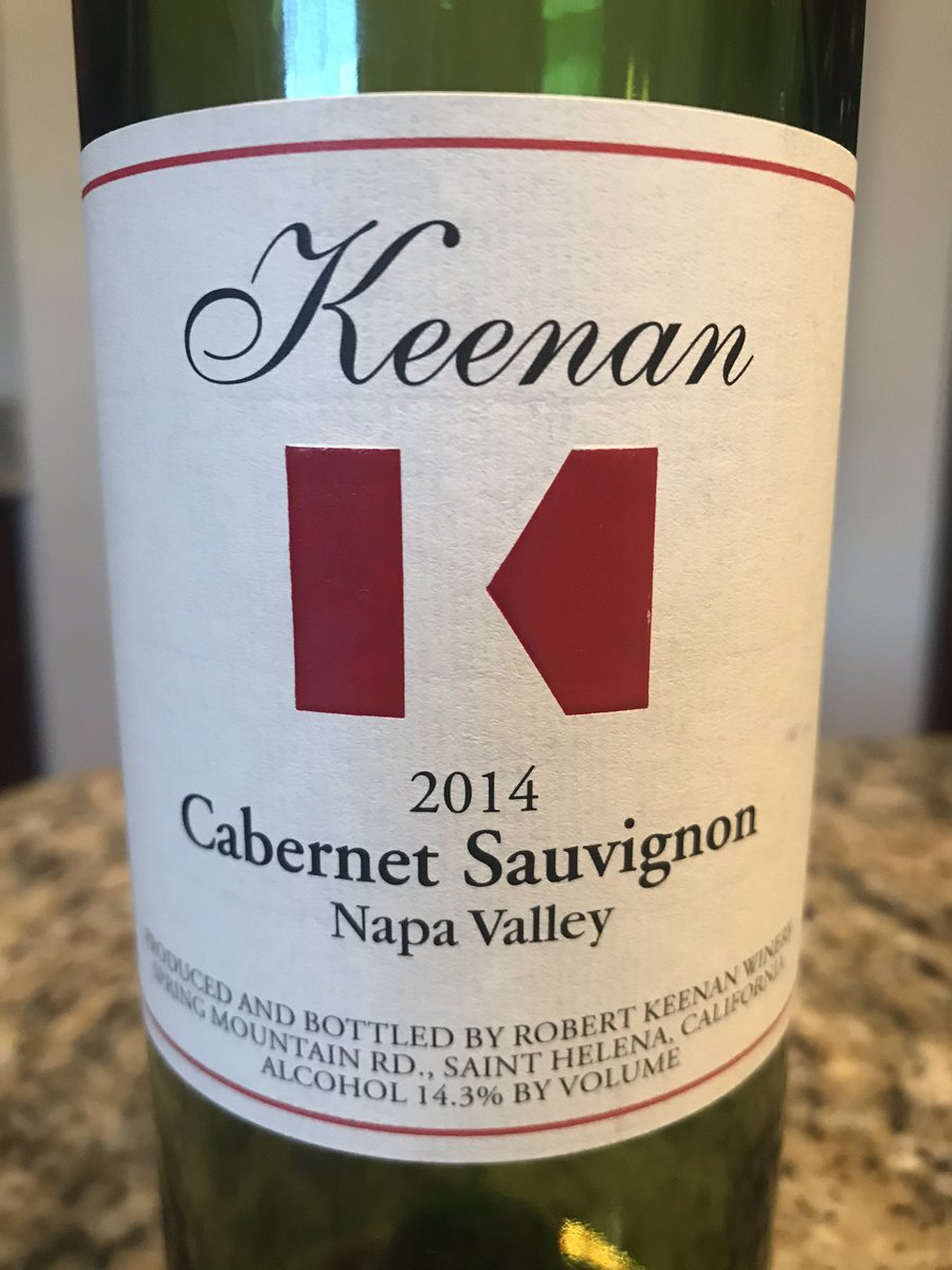 pturk13's tweet photo. 2014 Keenan cab from Spring Mountain.  The first winery we visited in Napa.  #coronaviruswinechallenge, @NWTomLee https://t.co/MlrKJp39Qo