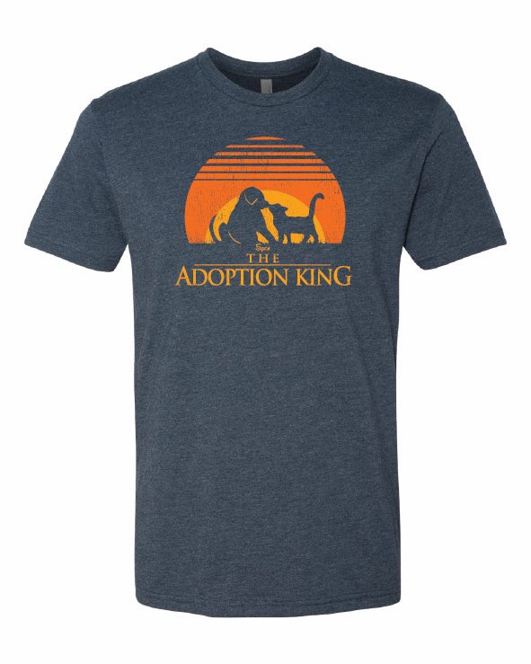 SCFProject1's tweet photo. “The Adoption King “ shirts are out and up on our website! Proceeds benefit @GreatPlainsSPCA and an educational savings account we will be giving away! #scfproject #positivewaves #petadoption #FinancialFreedom
*
*
@LionKingFeed @DaveRamsey @RachelCruze https://t.co/yfK630vchV