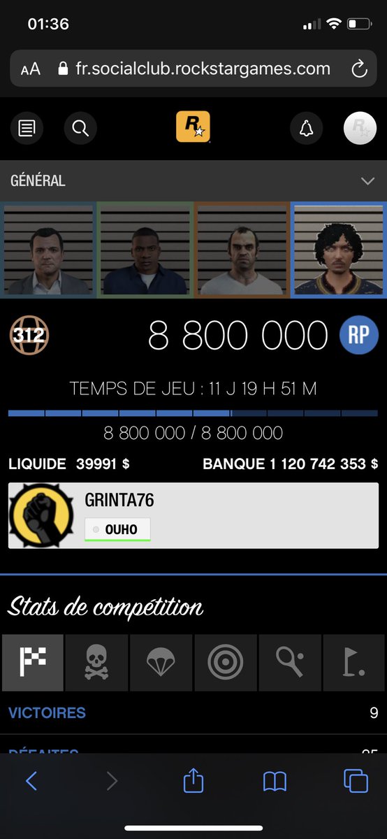 DeniziModding's tweet photo. Compte gta 5 Ps4 vendu à Thomas Renard.🙂
Merci de ta confiance repasse quand tu veux.🙂
twitch follow: https://t.co/1JkYfB5VbH
Ma page: https://t.co/bpCoc7kavn
Instagram: https://t.co/Vj0svqf482
#DeniziModding. #Gta #ps4 #lobby #compte #comptelobby #account #modz #mods https://t.co/178yxr2mOM
