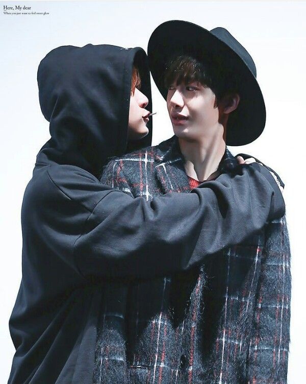 Monsta X being clingy- A very soft thread -