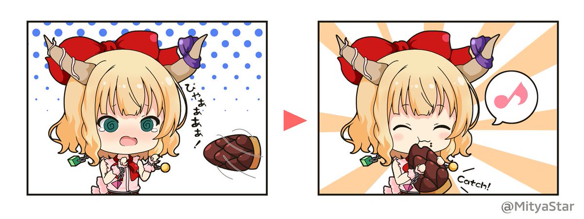 前回の萃香衣装シャロちゃんの続き
おいひい!? 