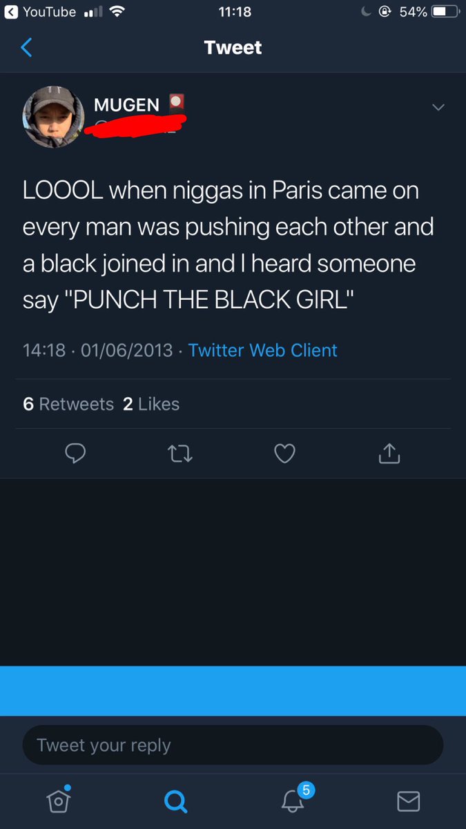 We’d be called names in the town centre on our way home just to go on twitter to find further abuse from these black guys and their non-black friends who were given the pass to say anything.