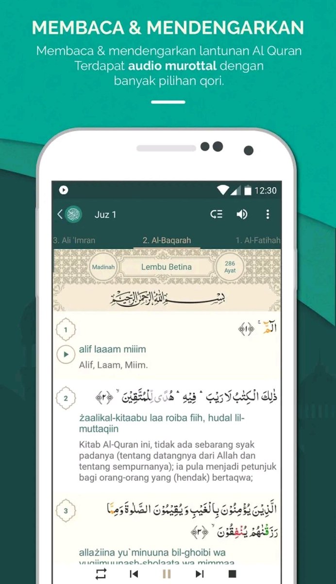 Bagi yg lemah tajwid, cth tak pasti bila nak dengung ke tak, app Al-Qur'an Melayu ni bagus, ada warna sbg panduan. Ada terjemahan setiap perkataan. Ada juga bacaan dlm rumi kalau kurang pasti bunyi mcm mana disamping audio.Dan mcm² features yg lain.Recommended!