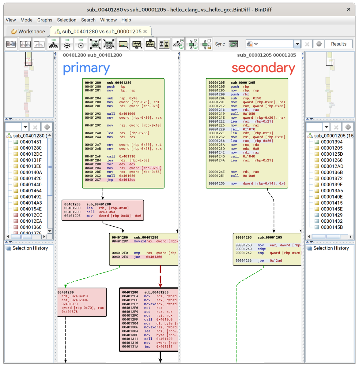 AdmVonSchneider's tweet image. Hello @BinjaDevs, @vector35.

github.com/cblichmann/bin…

#BinDiff