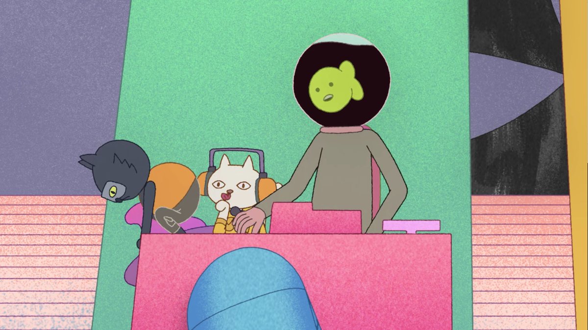 adinavdeb's tweet photo. @MidnightGospel @TitmouseInc Choosing a single favorite scene for me is impossible! But I loved having the chance to animate cats (and other small critters) and fun perspectives, and seeing my fx shot from episode 4 with compositing was an absolutely amazing experience. https://t.co/gdVobpLtYs