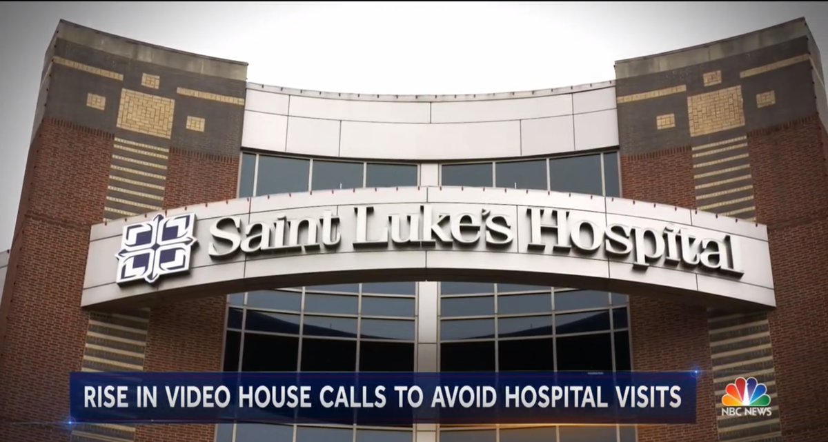 Saint Luke's Mid America Heart Institute (@midamericaheart) on Twitter photo Thanks <a href="/NBCNightlyNews/">NBC Nightly News with Tom Llamas</a> for highlighting our rapid conversion to virtual visits with over 5000 done in the past month! Innovation and early adoption of this technology has allowed us to #SlowtheSpread
<a href="/michaelleemain/">Mike Main</a> <a href="/imcghie/">Iain McGhie</a> <a href="/SanjayaKGupta1/">Sanjaya Gupta</a> <a href="/saintlukeskc/">Saint Luke's</a> Thanks <a href="/NBCNightlyNews/">NBC Nightly News with Tom Llamas</a> for highlighting our rapid conversion to virtual visits with over 5000 done in the past month! Innovation and early adoption of this technology has allowed us to #SlowtheSpread
<a href="/michaelleemain/">Mike Main</a> <a href="/imcghie/">Iain McGhie</a> <a href="/SanjayaKGupta1/">Sanjaya Gupta</a> <a href="/saintlukeskc/">Saint Luke's</a>