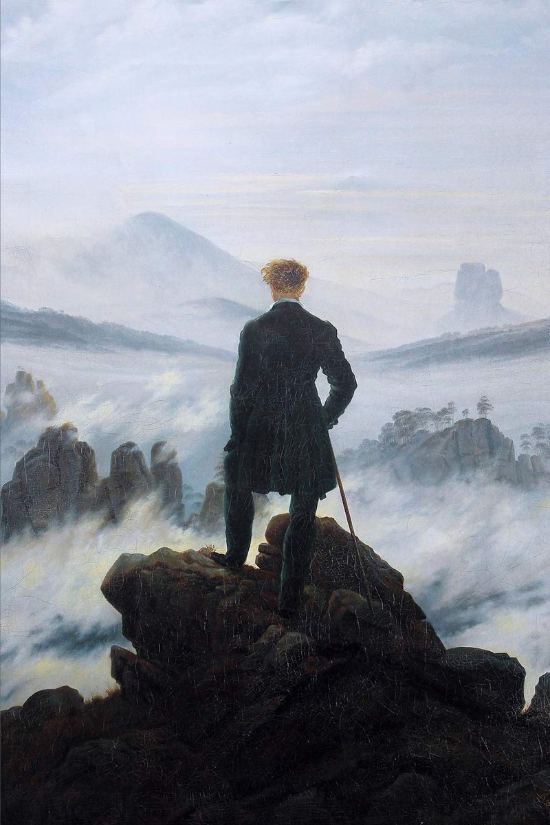  vixx as famous paintings thread 6. the wanderer above the sea of fog