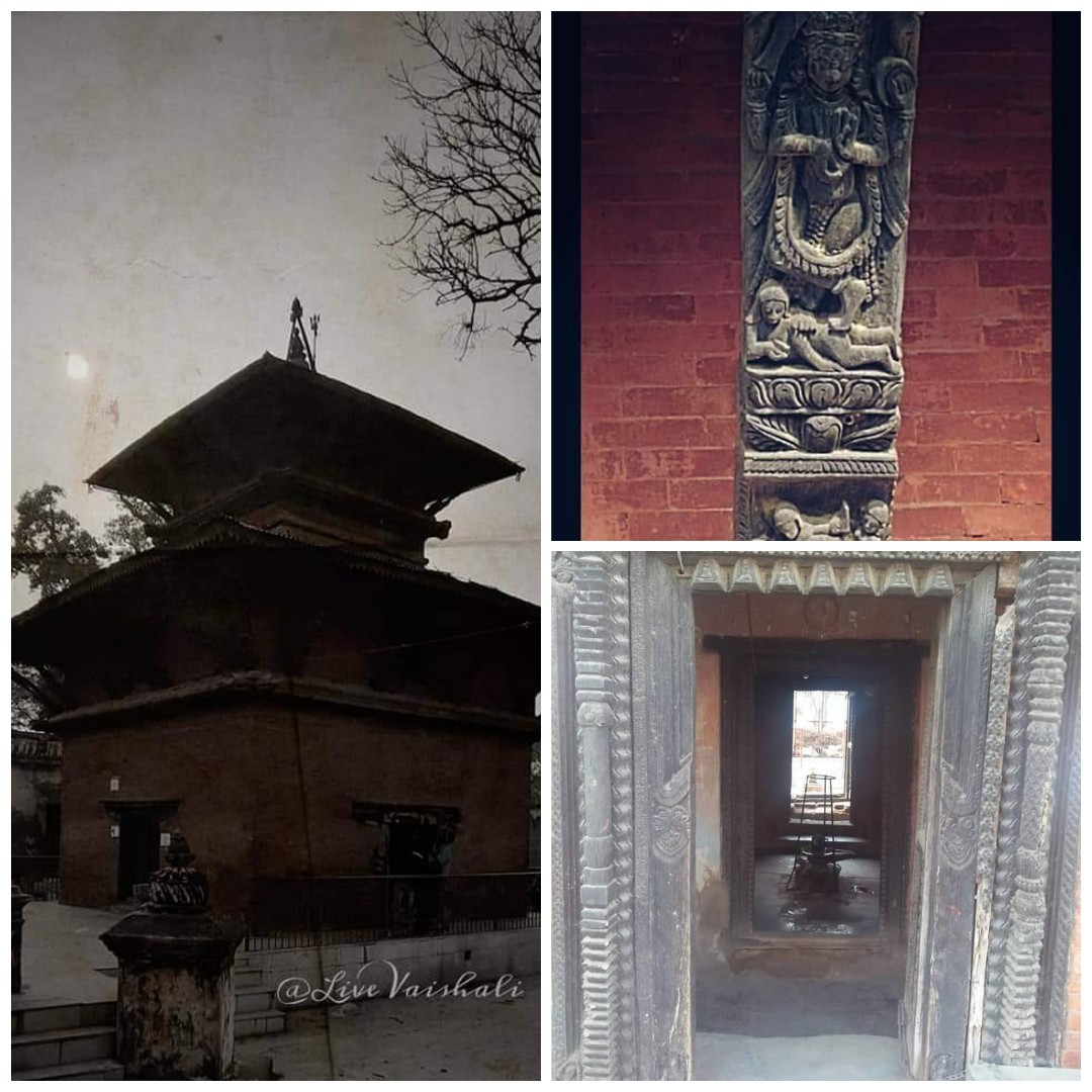 #मिथिलाकधरोहर #HeritageOfMithila
नेपाली छावनी मंदिर :- गंगा,गंडक&सोन के त्रिवेणी संगम और श्मशान में स्थित  यह मंदिर अपनी अस्तित्व की रक्षा के लिए लड़ रही हैं क्युकी इसकी जयादातार काठ के कलाकृति दीमक नष्ट कर रहे हैं!.
#Hajipur #कोनहाराघाट #Mithila #Vaishali #Tirhut