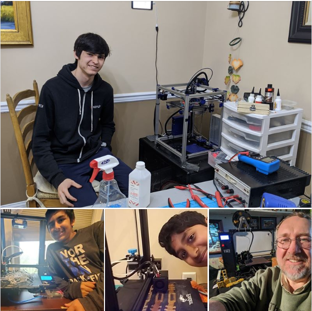 NBTrackField's tweet photo. This is beyond incredible. I am so proud of these guys. 
Started by NB Jr Ethan White with Daniel Vail, Krish Shah, Sucheth Seethalla &amp; Mr. Dave Potts - they are 3D printing PPE to supply to local hospitals and healthcare workers!! Check them out on FB!
https://t.co/C7Me7LUXsM https://t.co/9gwhlOeuPG