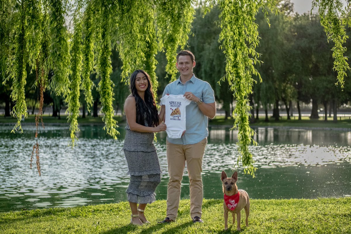 We’re so excited to finally share our secret! BABY JAMES due October 2020!!! 👶🏽🎉