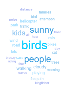 BikeAKL's tweet photo. As part of our citywide citizen-run #BackyardBikeCount, we've asked people what else they're noticing. The most common word and thus the biggest one in the word cloud, so far? 

BIRDS!🐦🌞👨‍👩‍👧‍👦 

https://t.co/yU75ryPIFt https://t.co/WLiWAgKfJo