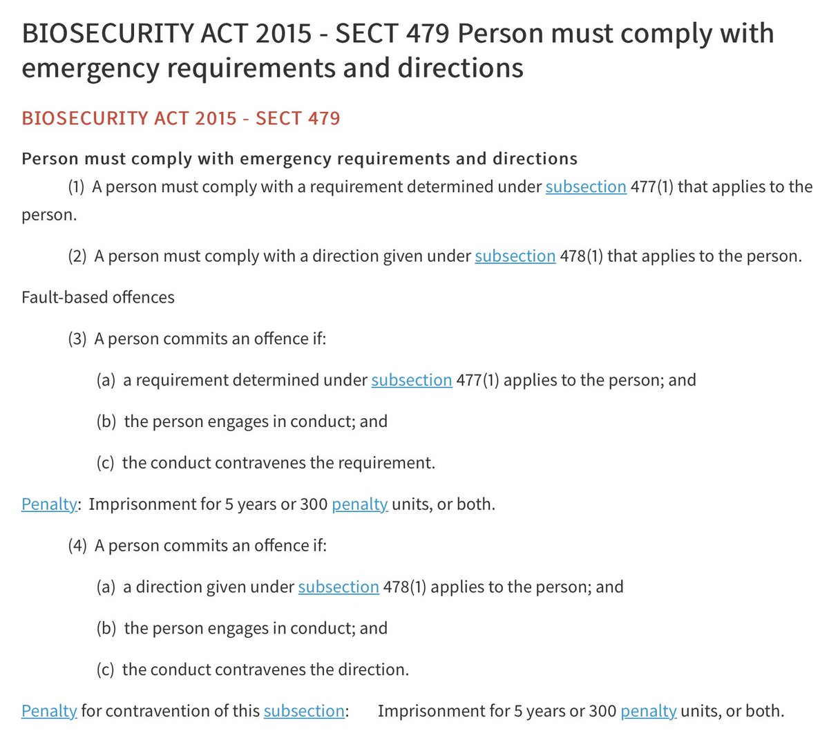 Fwiw, the Minister’s claim that the data can only be used for contact tracing seems to be incorrect. Lawyer please!1. App privacy policy https://www.health.gov.au/using-our-websites/privacy/privacy-policy-for-covidsafe-app#how-will-personal-information-be-used-and-disclosed2. Ministerial Determination https://www.legislation.gov.au/Details/F2020L004803. Biosecurity Act 2015 section 479 http://www6.austlii.edu.au/cgi-bin/viewdoc/au/legis/cth/consol_act/ba2015156/s479.html