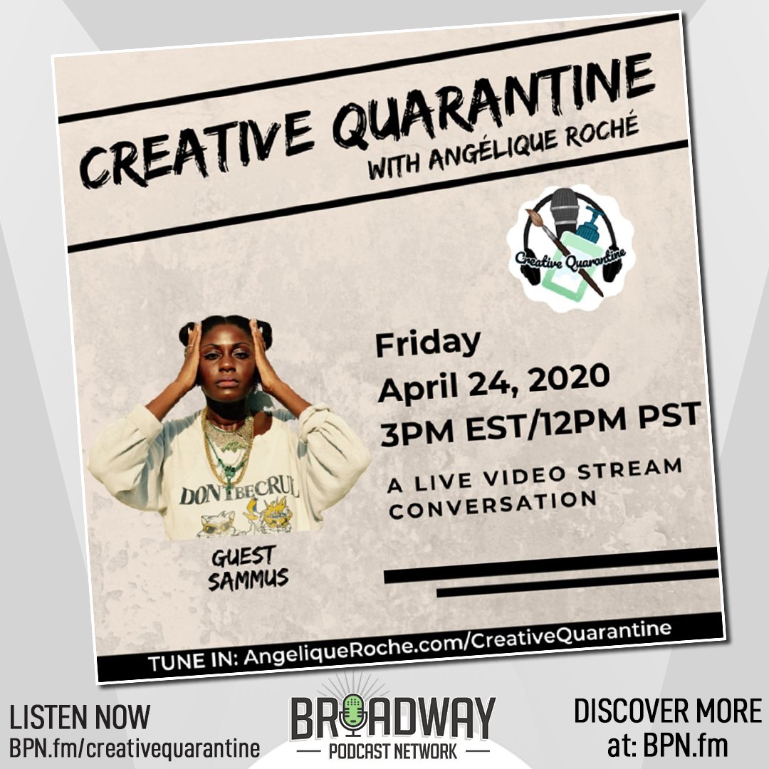 BwayPodNetwork's tweet photo. NEW EPISODES ALERT! 🎙
- @CreativeQTine Episode #25 with guest @sammusmusic https://t.co/azyRIo2Ktk
- @playbill's Today in Theatre History - April 26, 2020: Sex and death came to Broadway courtesy of Mae West, @CompanyBway, &amp; Tuck Everlasting https://t.co/h9gMELKxXx https://t.co/9lsqrSzz3f
